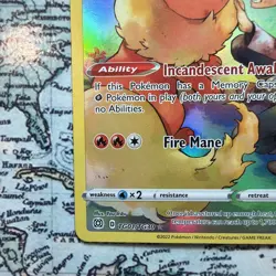 Pokemon TCG Flareon Holo Rare Trainer Gallery Card TG01/TG30 Brilliant Stars - Image 5