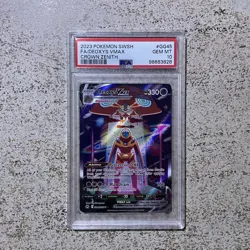 Deoxys Vmax GG45 Crown Zenith Galarian Gallery Rare Pokemon Card PSA 10 GEM MINT - Image 1