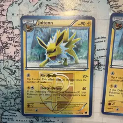 3X Pokemon Jolteon TCG Plasma Freeze 34/116 Regular Uncommon Card NM Near Mint - Image 2