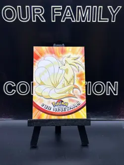 Ninetales 38 Topps Series 1 TV Animation Blue Logo Pokemon Card Regular MP - Image 1