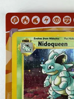 Nidoqueen Holo Unlimited Card 12/130 Base Set 2 LP Pokemon TCG - Image 4