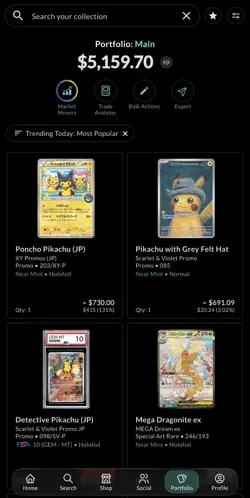 Mixed Pokemon Cards Pokemon Binder Collection- NM-Mint mostly Japanese some eng - Image 1