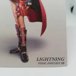 #003 Lightning FINAL FANTASY XIII 13 Art Museum kai Card SQUARE ENIX 2009 - Image 5