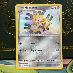 Magneton - SV28/SV94 - Pokemon Hidden Fates Sun & Moon Shiny Rare Card NM - Image 1
