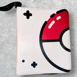 POKEMON Card Binder 3-Ring Album (10.5" x 13") - Pokeball Design w/ Sheets *READ - Image 1