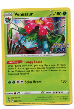 Venusaur Holo Foil Rare Pokemon Card Set Mint Condition - Image 1