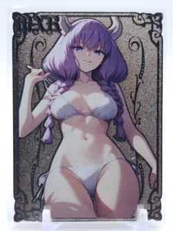 Goddess Story - Silver Metal Waifu Card - Aura - NUMBERED #/100 - Image 1