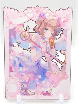Goddess Story - Gold Metal Waifu Card - Sakura Kinomoto - Image 1