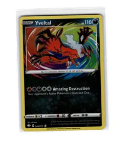 Yveltal Amazing Rare 046/072 | SWSH Shining Fates Pokemon Card NM - Image 1