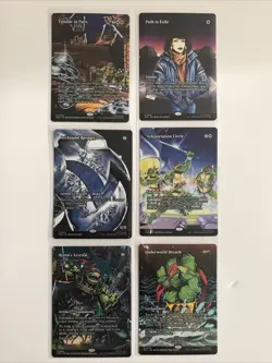 Magic The Gathering Teenage Mutant Ninja Turtles Borderless Non Foil Lot 6 - Image 1