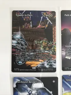 Magic The Gathering Teenage Mutant Ninja Turtles Borderless Non Foil Lot 6 - Image 2