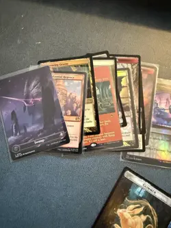 1000 MAGIC THE GATHERING LANDS / Tokens LOT BASIC FULL ART FOILS - Image 2