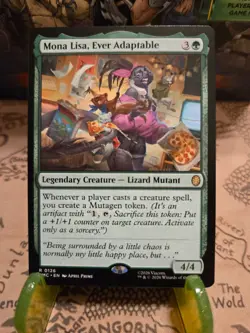 MTG Mona Lisa, Ever Adaptable Teenage Mutant Ninja Turtles Regular Rare NM - Image 1