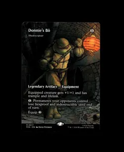 Donnie's Bo - Shadowspear (Borderless) TMNT Eternal-Legal Regular - Image 1