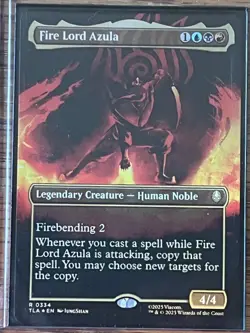 Fire Lord Azula (0334) (Borderless) Avatar: The Last Airbender Regular - Image 1