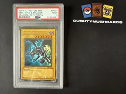YUGIOH RED EYES B DRAGON ULTRA RARE PSA 9 1ST EDITION SPANISH BIJ-S001 - Image 1