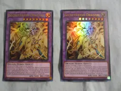 Yu-Gi-Oh! Duelist's Advance SECRETERION DRAGON Ultra Rare DUAD-EN037 x2 - Image 2