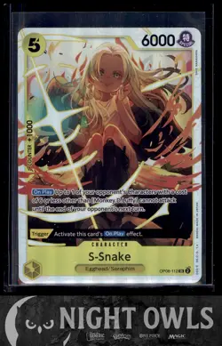 S-Snake #OP08-112 Two Legends Near Mint or Better - Image 1
