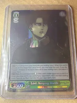 Weiss Schwarz Levi Keeping Watch AOT/SX04-032S SR Attack on Titan Final Season - Image 1