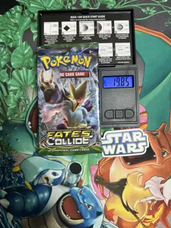 Pokemon TCG Fates Collide Booster Pack of 10 Cards Factory Sealed Mega Alakazam - Image 1
