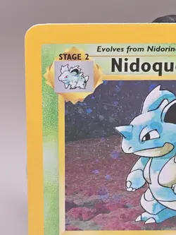 Pokemon TCG Nidoqueen Base Set 2 Holo Rare Card 12/130 - Image 2