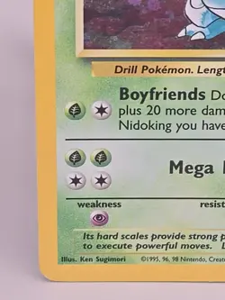 Pokemon TCG Nidoqueen Base Set 2 Holo Rare Card 12/130 - Image 5