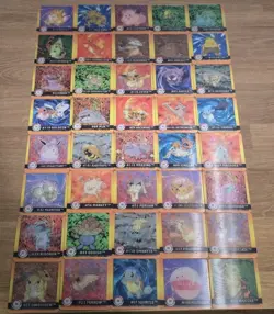 Pokemon Artbox Flipz 1999 lenticular Premier Edition - COMPLETE SET (1-40) MP - Image 1