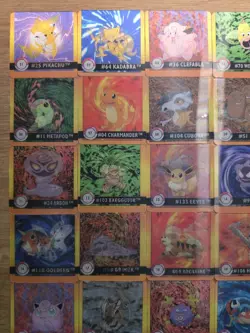 Pokemon Artbox Flipz 1999 lenticular Premier Edition - COMPLETE SET (1-40) MP - Image 4