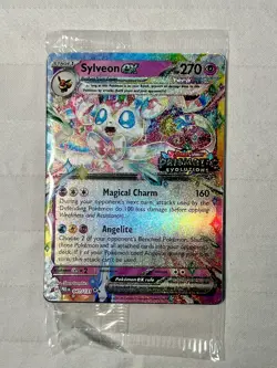 Pokemon Prismatic Evolutions Sylveon ex 041/131 Surprise Box Stamped Sealed Rare - Image 1