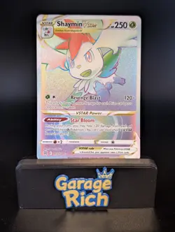 Shaymin VSTAR (Secret) 173/172 Secret Rare - Brilliant Stars Pokemon TCG NM+ - Image 1