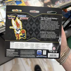 Pokemon Crown Zenith Cinderace Pin Collection 3 Pack Blister NEW/SEALED - Image 4