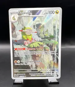 Fraxure 077/064 Illustration Rare Pokemon Shrouded Fable Near Mint - Image 1