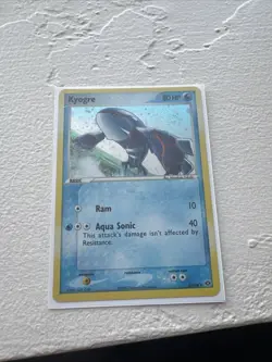 Pokemon TCG Kyogre Holo Rare 6/106 EX Emerald NM Condition - Image 1