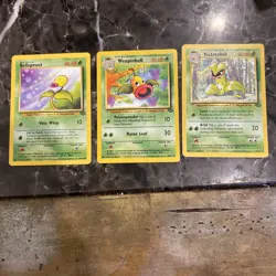 Pokemon TCG Victreebel Bellsprout Weepinbell Jungle Non-Holo - Image 1