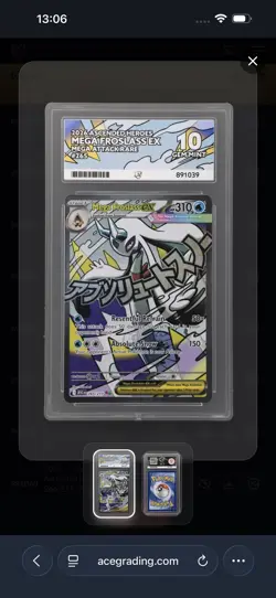 Pokemon TCG | Mega Froslass EX 265/217 | Ascended Heroes gem mint ace 10 - Image 1