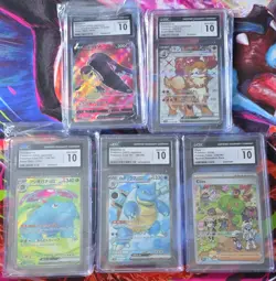 Pokemon CGC Gem 10 Lot 5x Arcanine Venusaur Blastoise clive SIR INCREDIBLE DEAL - Image 1