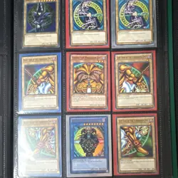 Yu-Gi-Oh! TCG Konami Lot Dark Magician, Blue-Eyes, Exodia, Slifer, Binder - Image 3