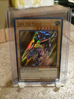 Yugioh Gaia the Fierce Knight LOB-EN006 25th Anniversary Editiin Ultra Rare - Image 1