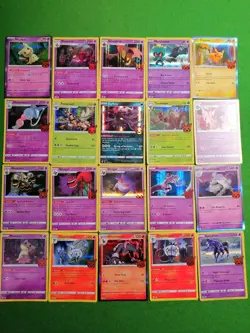 20 x Holo Pokemon Cards Halloween Pikachu Stamped Trick or Trade Xmas TCG Bundle - Image 1
