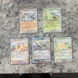 Pokemon TCG Foil Card Lot Flareon ex Umbreon ex Leafeon ex English - Image 1