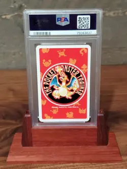 1996 Pokemon Wartortle Red Back Poker Playing Card 4 of Hearts - PSA 10 - Image 2