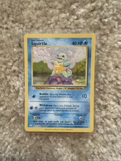 Squirtle 001/034 CLB Trading Card Game Classic Pokemon Card NM - Image 1
