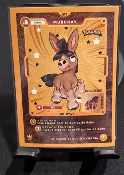 [Peru] Mudbray 317 VLP/NM 3R Torneo De Maestros Pokemon Card (Unique Art) - Image 1