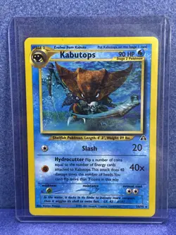 Kabutops 25/75 2001 Neo Discovery Pokemon Card Vintage WOTC Non Holo Rare NM VLP - Image 3