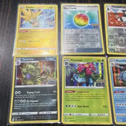 Pokemon TCG Bundle 7 Cards Pokemon GO Mixed Holo Common Uncommon Rare - Image 2
