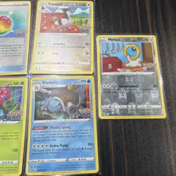 Pokemon TCG Bundle 7 Cards Pokemon GO Mixed Holo Common Uncommon Rare - Image 3