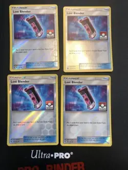 4X Lost Blender 181/214 Lost Thunder Pokemon TCG Card NM - Image 1