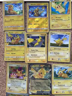 Pokemon TCG Pikachu Bundle 27 Cards No Duplicates - Image 4