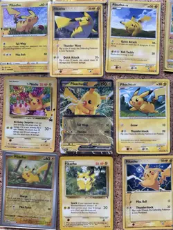 Pokemon TCG Pikachu Bundle 27 Cards No Duplicates - Image 5