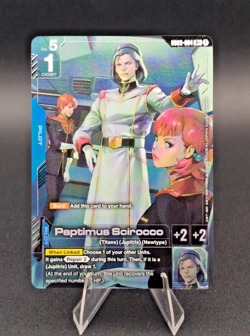 Paptimus Scirocco R+ GD03-084 Steel Requiem Gundam Card Game - Free Shipping - Image 1